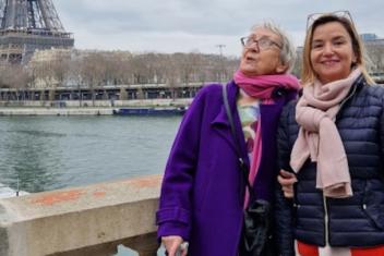 Balade Dorothée et Monique en bords de Seine